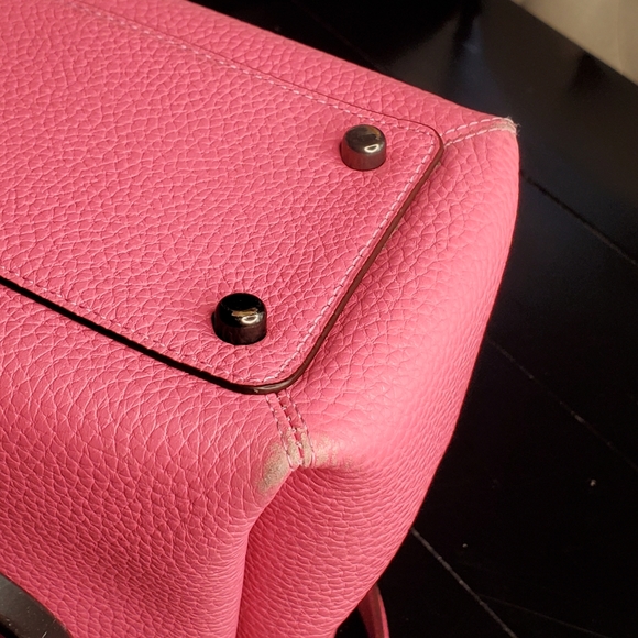 Pink Confetti Coach Pebble Leather Purse - Picture 9 of 15